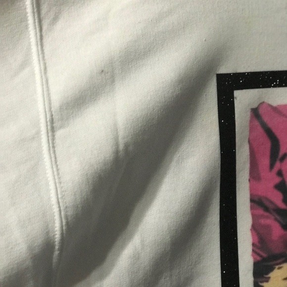 New Hocus Pocus Halloween Black Glitter witch costume sweater White shirt 1x - Picture 3 of 3